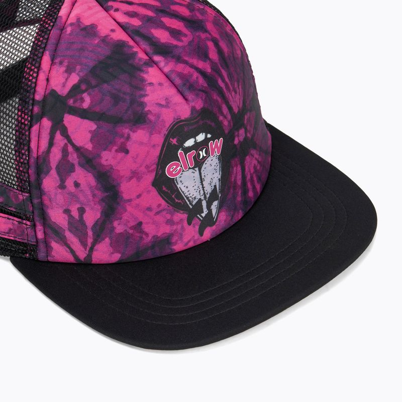 Hurley Elrow Zunge Trucker rosa Baseballmütze 3