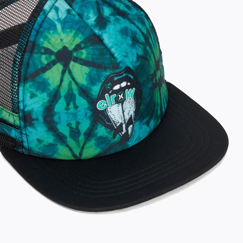 Hurley Elrow Zunge Trucker Baseballkappe Aurora grün 3
