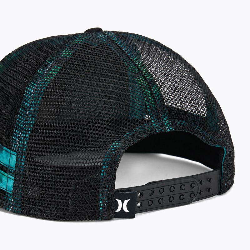 Hurley Elrow Zunge Trucker Baseballkappe Aurora grün 4
