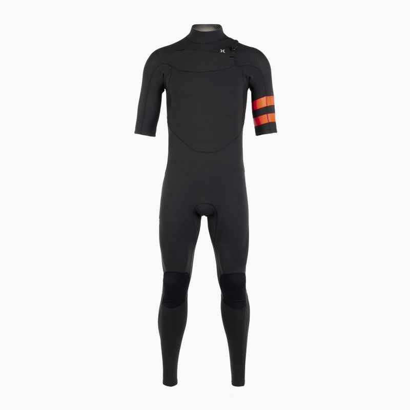 Herren Hurley Plus 2/2 mm Fullsuit schwarz/graphit Badeanzug Schaumstoff 2