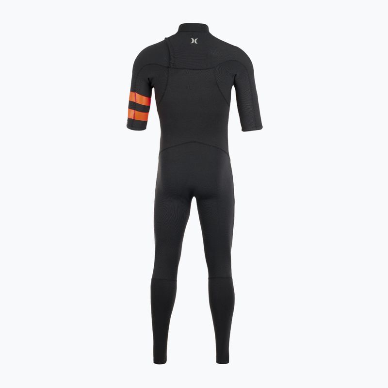 Herren Hurley Plus 2/2 mm Fullsuit schwarz/graphit Badeanzug Schaumstoff 3