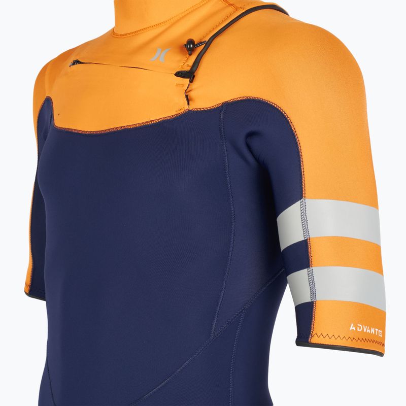 Hurley Advant Männer 2/2 mm Fullsuit Flagge blau schwimmen Schaum 4