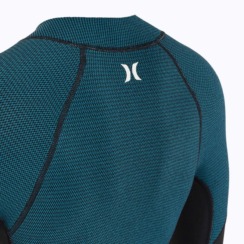 Hurley Advant Texture 2/2 mm Springsuit Damen Neoprenanzug schwarz/himmelblau 3