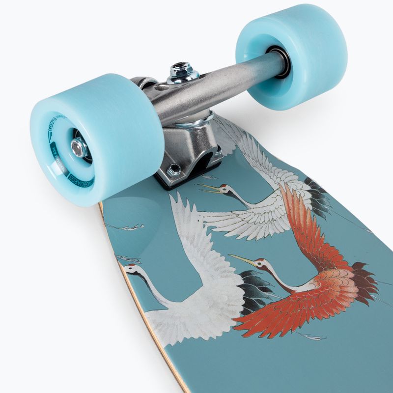 ALOIKI Sumie Kicktail Komplett Longboard blau und weiß ALCO0022A011 7