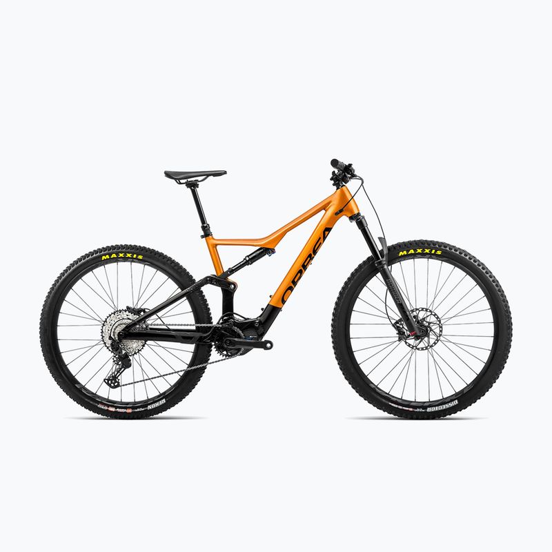 Orbea Rise H30 540Wh orange/schwarzes Elektrofahrrad