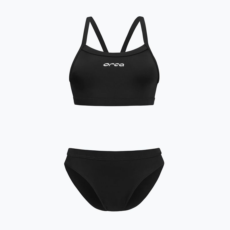 Zweiteiliger Damen-Badeanzug Orca Core Bikini schwarz