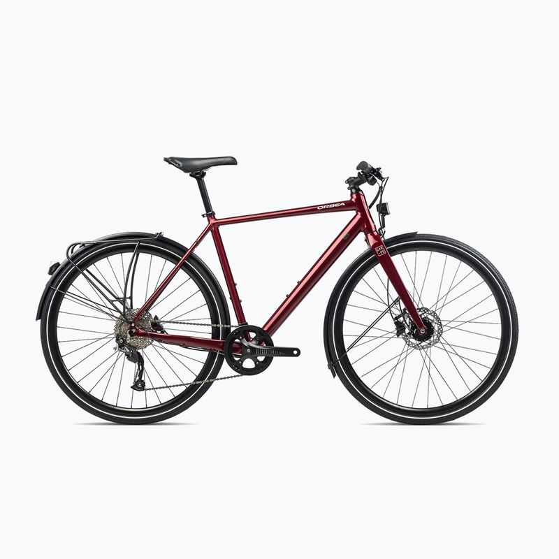 Orbea Carpe 15 2023 metallic dunkelrot Citybike