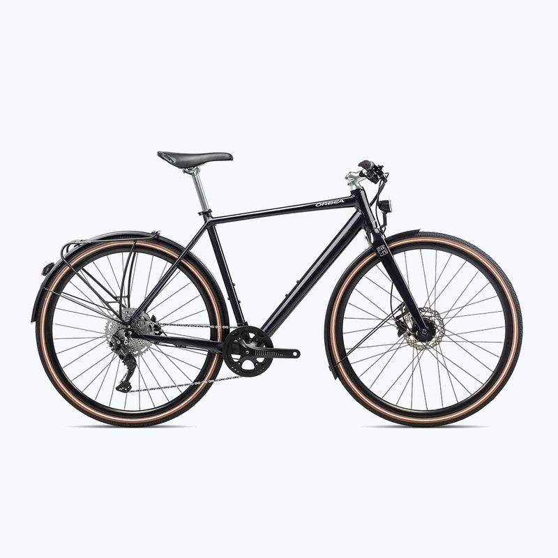 Orbea Carpe 10 2023 Metallic Nacht schwarz Stadt Fahrrad