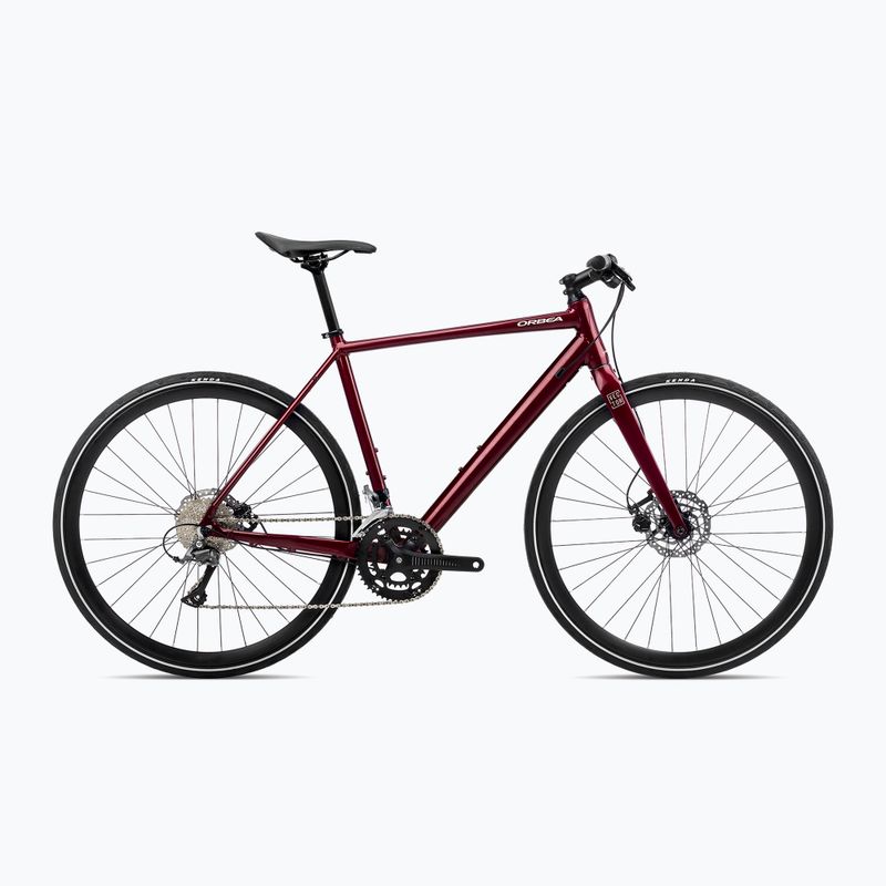 Orbea Vector 30 2023 metallic dunkelrot Citybike