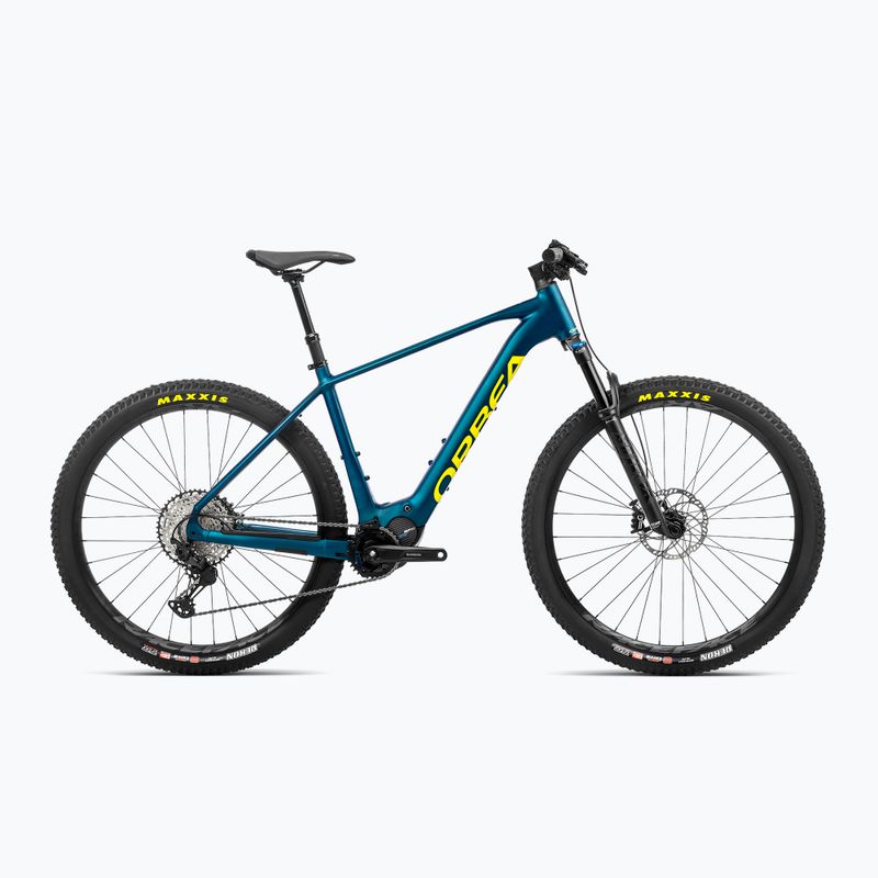 Orbea Urrun 10 42V 540Wh 2023 borealis blau/leuchtend gelb Elektrofahrrad