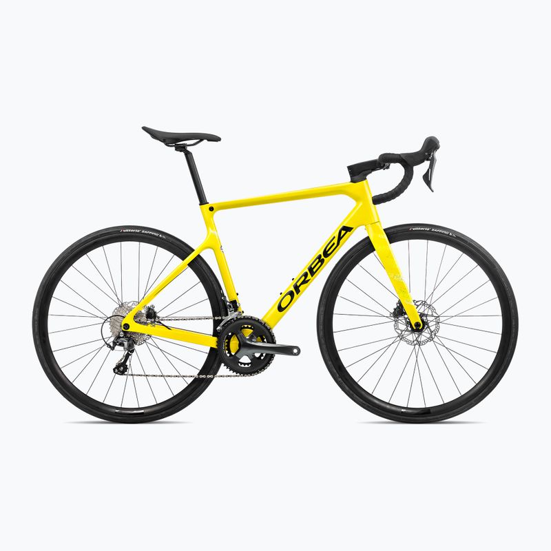 Orbea Orca M40 2023 schwefelgelb/nachtschwarz Rennrad