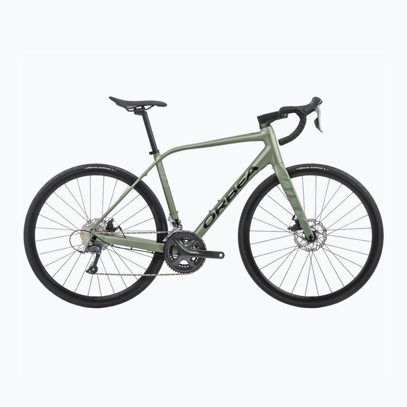 Orbea Avant H60 2024 Metallic Grün Artischocke Rennrad