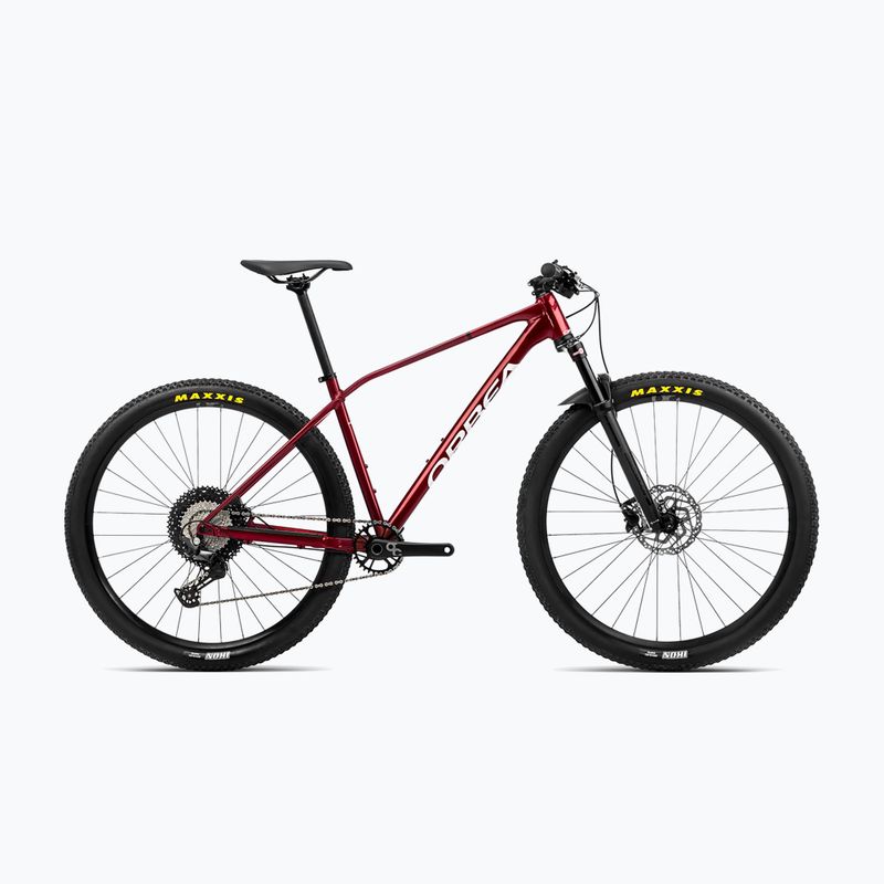 Orbea Alma H30 2023 metallic dunkelrot/schick weiß Mountainbike