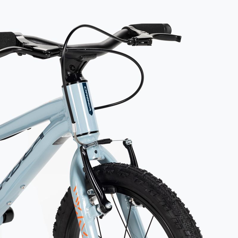 Orbea Kinderfahrrad MX 16 2023 bläulich grau/hellrot 4