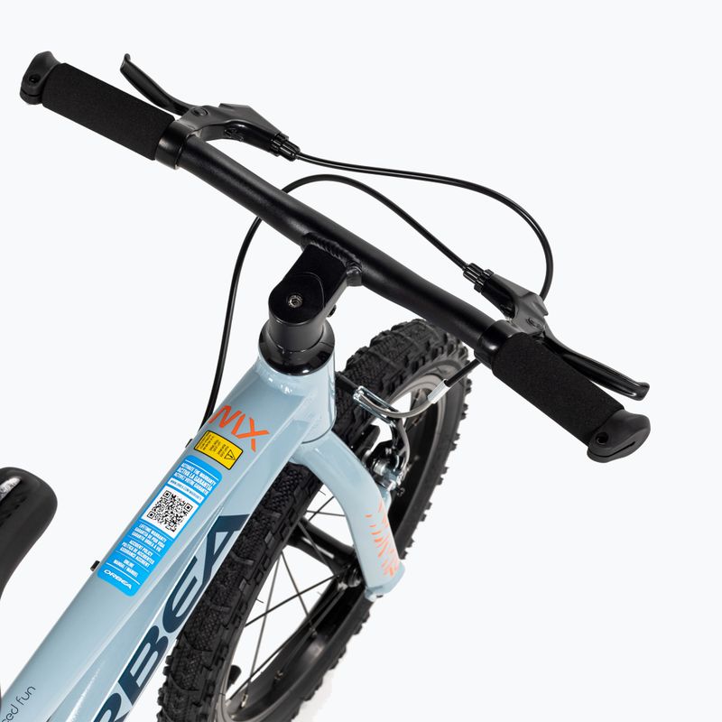 Orbea Kinderfahrrad MX 16 2023 bläulich grau/hellrot 6