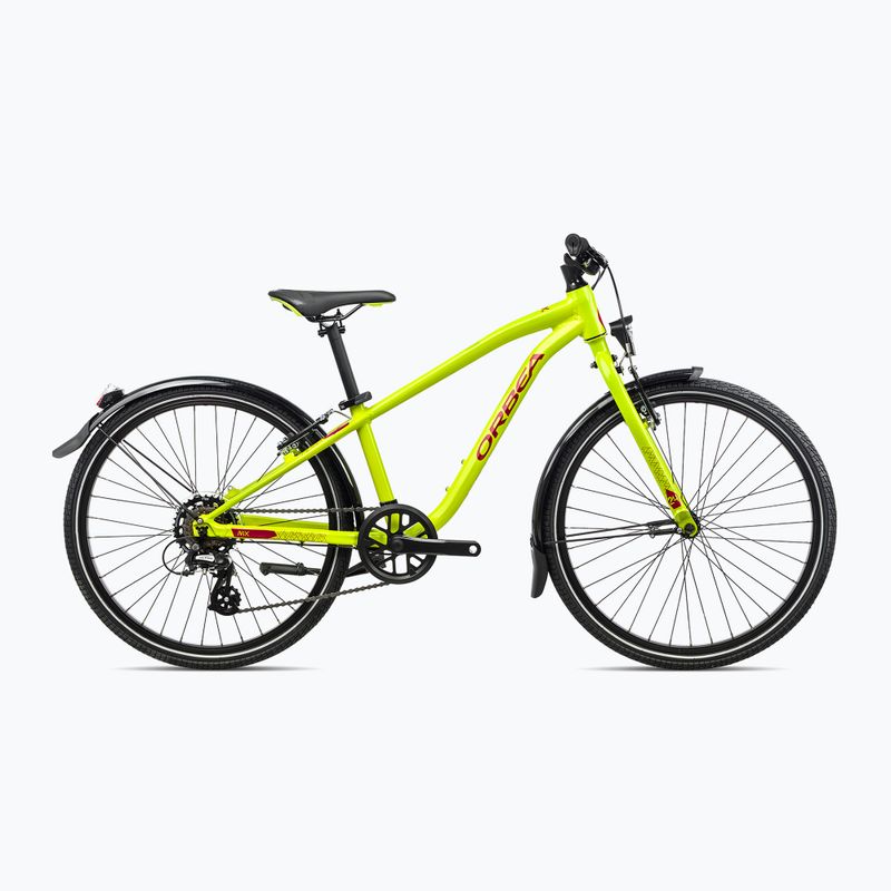 Orbea Kinderfahrrad MX 24 Park 2023 lindgrün/wassermelonenrot
