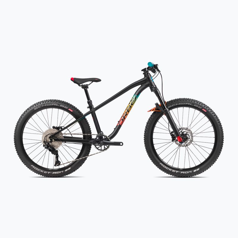 Orbea Kinderfahrrad Laufey 24 H10 2023 schwarz Regenbogen