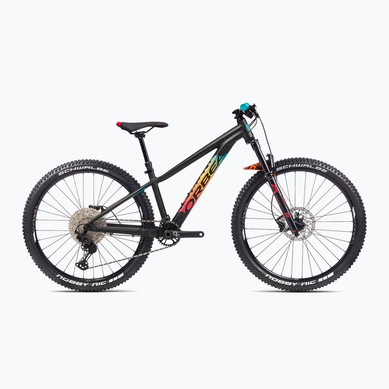 Orbea Kinderfahrrad Laufey 27 H10 2023 schwarz matt/regenbogen