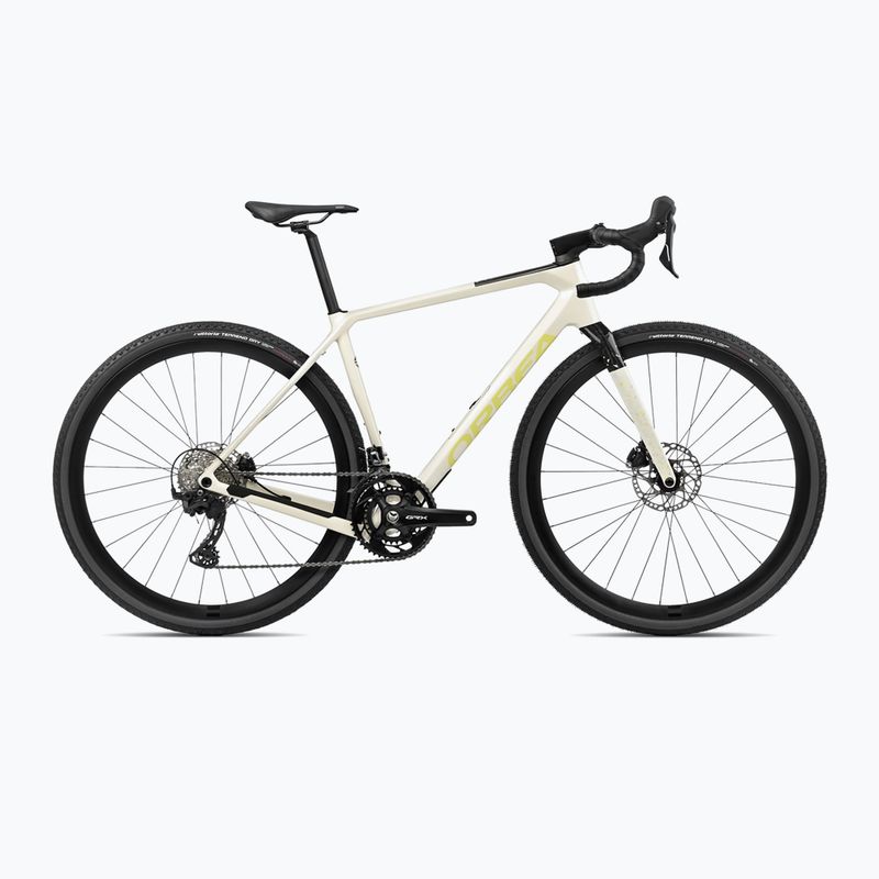 Schotterfahrrad Orbea Terra M30 Team 2024 ivory white/spicy lime
