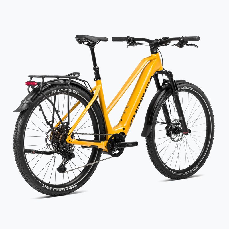 Orbea Kemen Mid SUV 30 540Wh 2024 mango/schwarz Elektrofahrrad 3