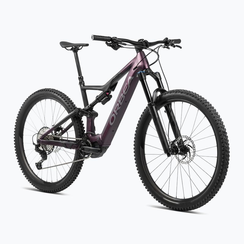 Orbea Rise H30 540Wh 2024 metallic mulberry/schwarz Elektrofahrrad 2