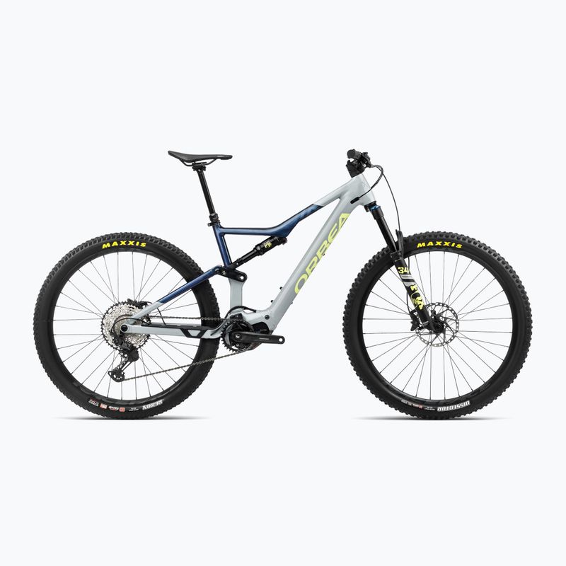 Orbea Rise H20 540Wh 2024 Elektrofahrrad Eisberg grau/Mondstaub blau