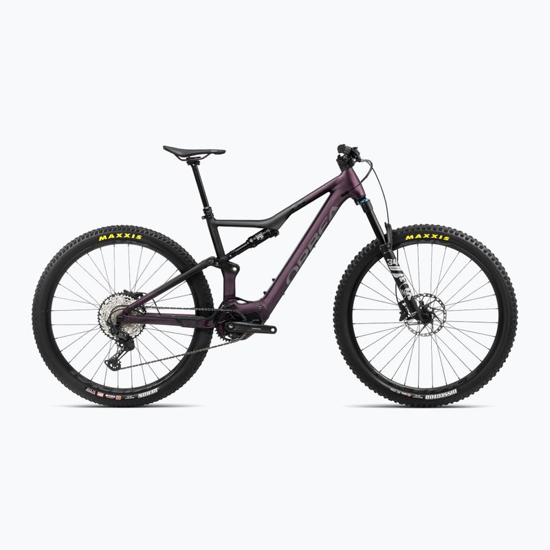 Orbea Rise H20 540Wh 2024 metallic mulberry/schwarz Elektrofahrrad