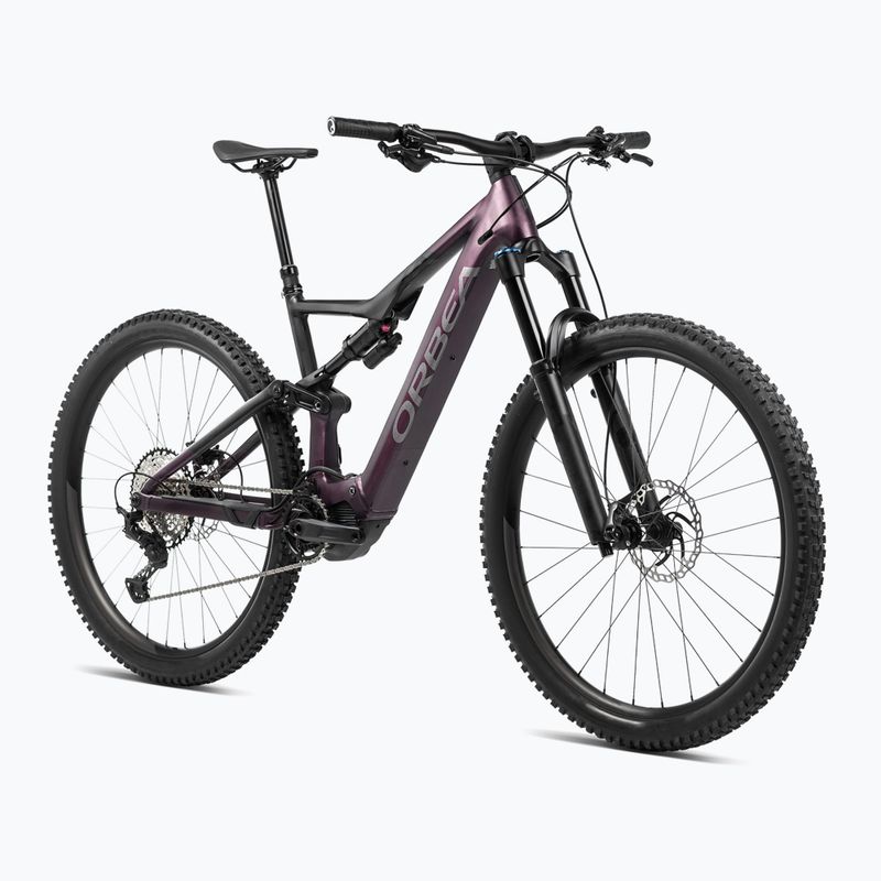Orbea Rise H20 540Wh 2024 metallic mulberry/schwarz Elektrofahrrad 2