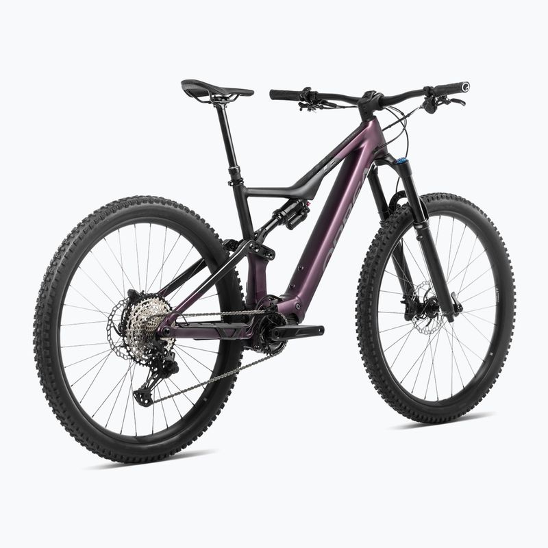 Orbea Rise H20 540Wh 2024 metallic mulberry/schwarz Elektrofahrrad 3