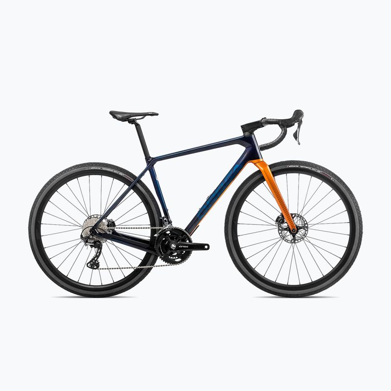 Orbea Terra M20 Team 2023 blau carbon/leo orange Schotterrad