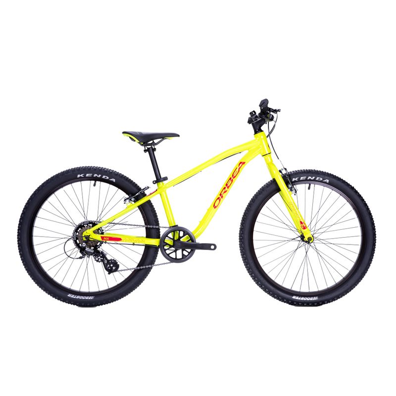Kinderfahrrad Orbea MX 24 Dirt gelb