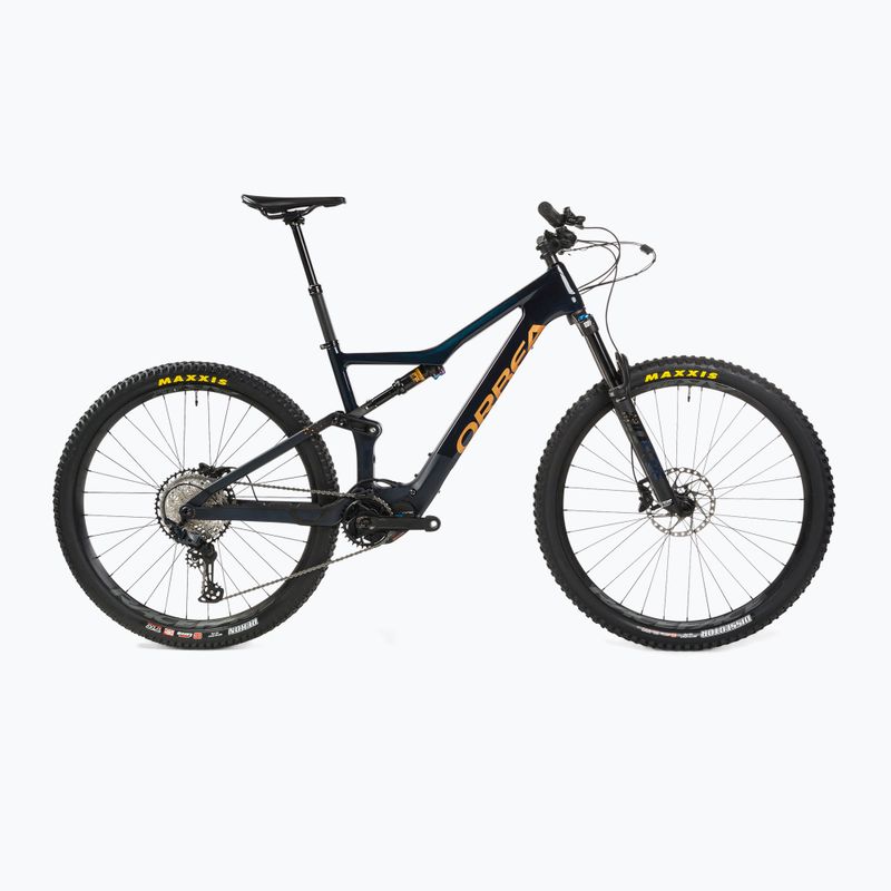 Orbea Rise M20 blau-goldenes Elektrofahrrad M36020YX