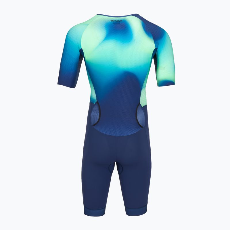 Triathlon-Anzug Herren Orca Athlex Aero Race Suit green print 2