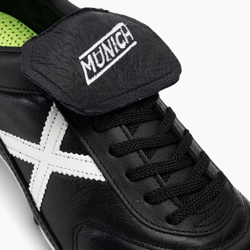 MUNICH Turf Mundial U25 Fußballschuhe schwarz 8