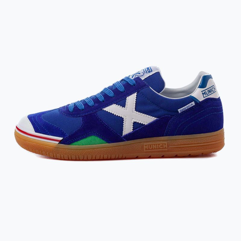 MUNICH Gresca marineblaue Fußballschuhe 8
