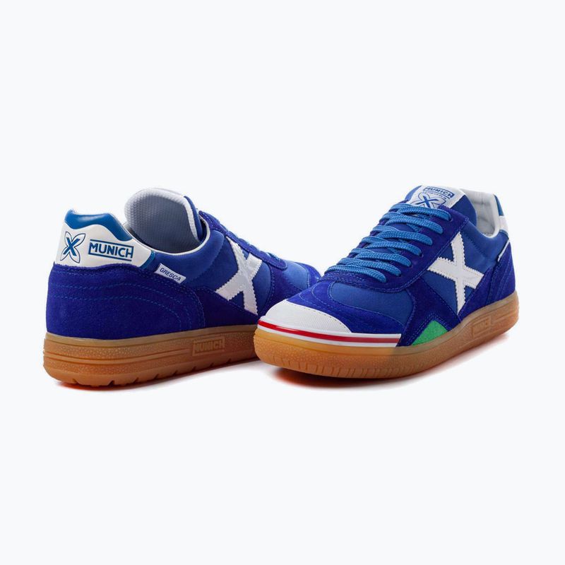 MUNICH Gresca marineblaue Fußballschuhe 9