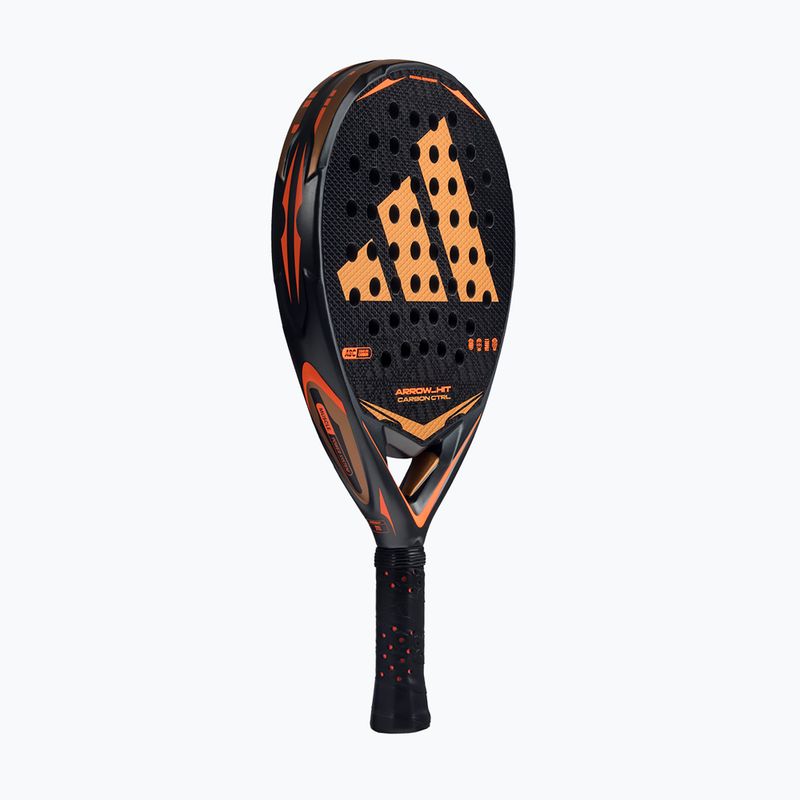 Padel-Schläger adidas Arrow Hit Carbon CTRL anthracite/orange 2