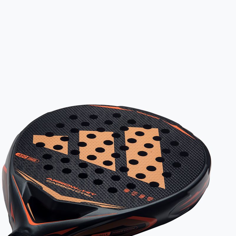 Padel-Schläger adidas Arrow Hit Carbon CTRL anthracite/orange 6