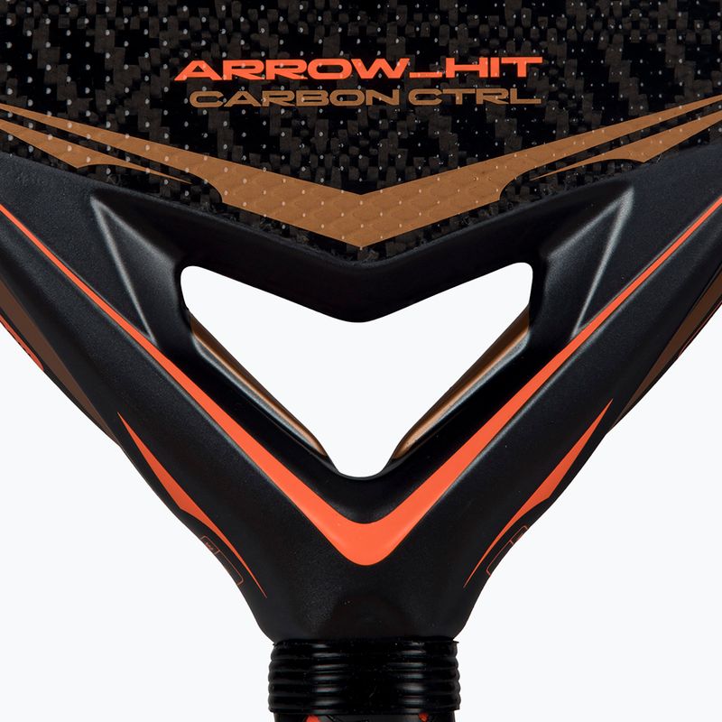 Padel-Schläger adidas Arrow Hit Carbon CTRL anthracite/orange 7