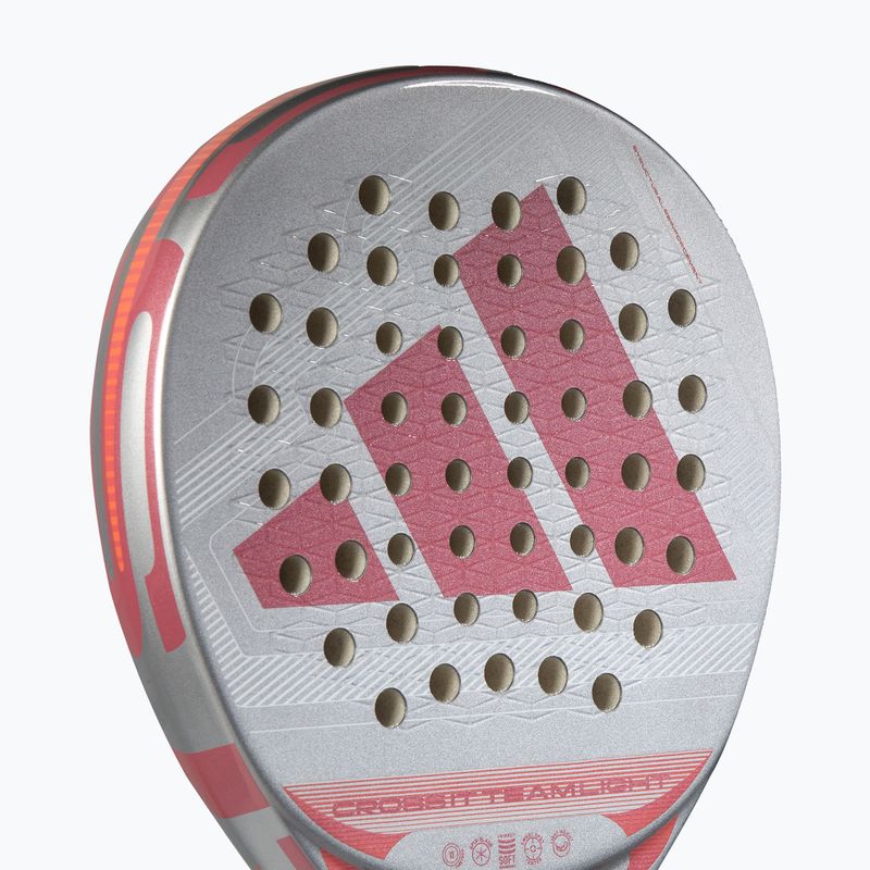 Padel-Schläger adidas Cross IT Team Light 2026 white/pink 5