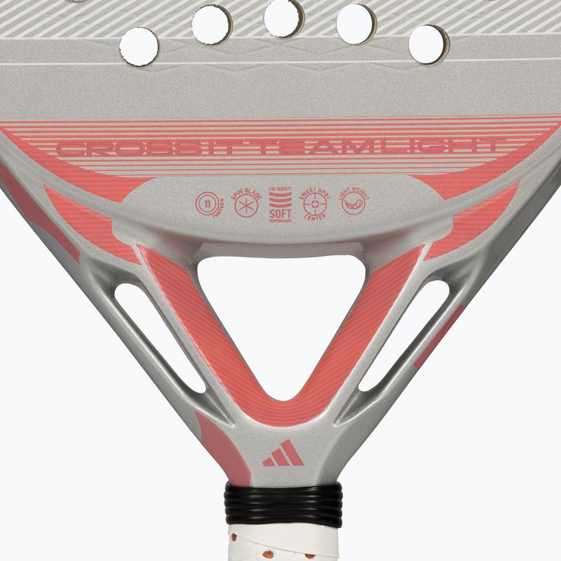 Padel-Schläger adidas Cross IT Team Light 2026 white/pink 7