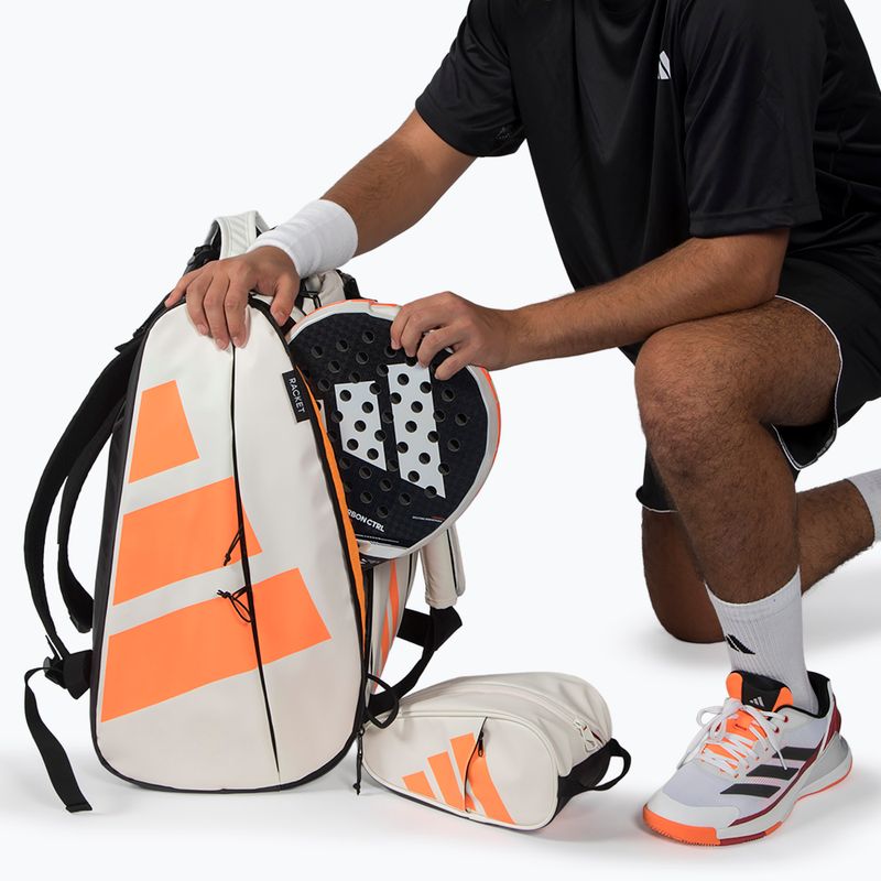 Tasche für Padel adidas Multigame Racket Bag 2026 off white/orange 7