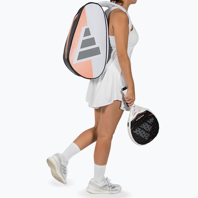 Tasche für Padel adidas Control Racket Bag 2026 white/orange 5