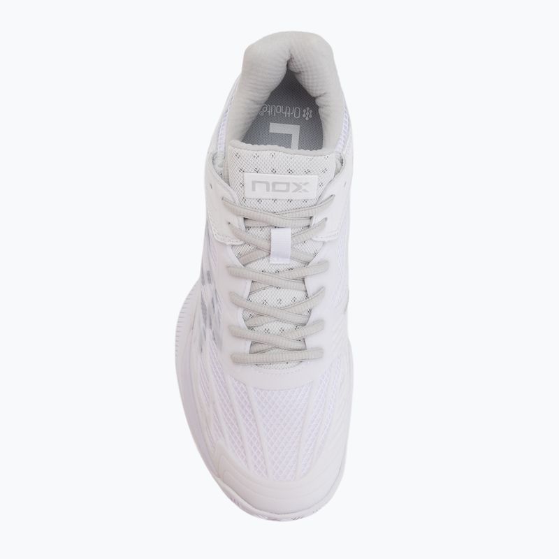 Padel-Schuhe NOX AT10 Lux white/grey 5