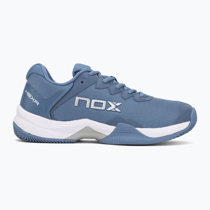 Padelschuhe NOX ML10 Hexa blue/silver 2