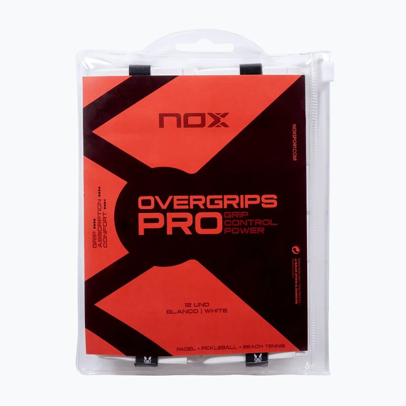 Tennis-Overgrips NOX Pro Overgrip 12 pack white 2