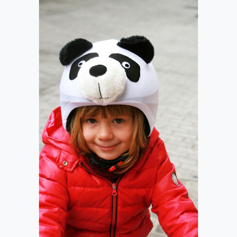 COOLCASC Panda Bär Helmüberzug weiß 42 6
