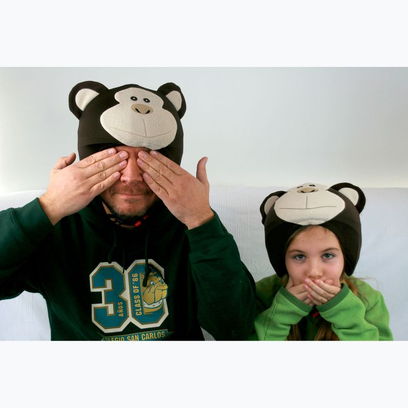 COOLCASC Affenhelm Overlay braun 48 6