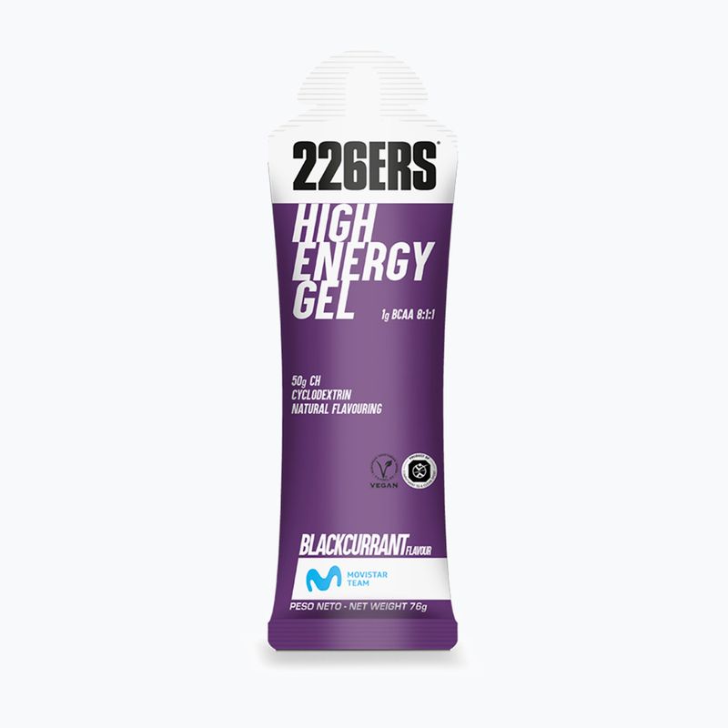 Energie Gel 226ERS High Energy BCAA 76 g Schwarz Johannisbeere
