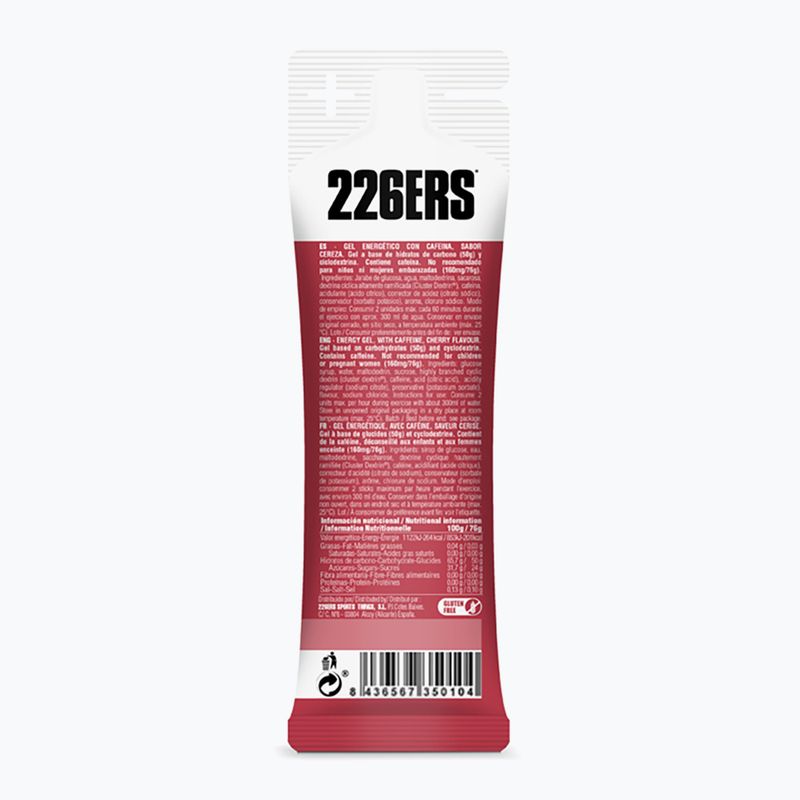 Energie Gel 226ERS High Energy Caffeine 76 g Kirsche 2